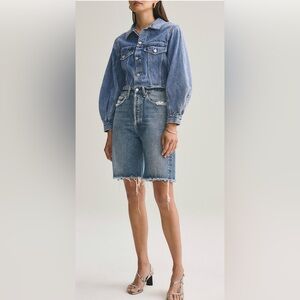 Agolde 90's mid rise loose short - Precision